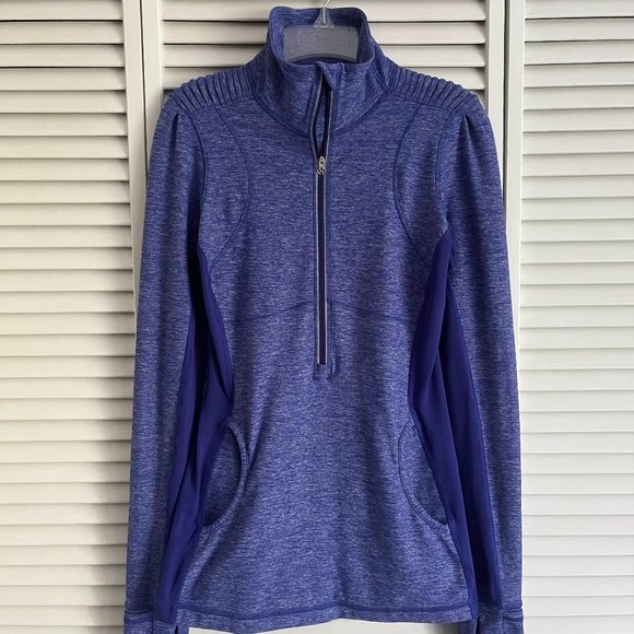 Lululemon Star Runner Pullover Pigment Blue size 6 rare - Picture 5 of 15